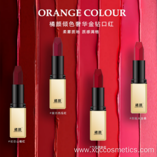 4 colors lipstick with spf day for lady